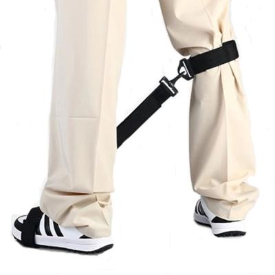 China Guide Gesture Alignment Training Golf Leg Correction Belt Golf Swing Exercising Golf Training Aid Belt Posture Corrector Trainer for sale