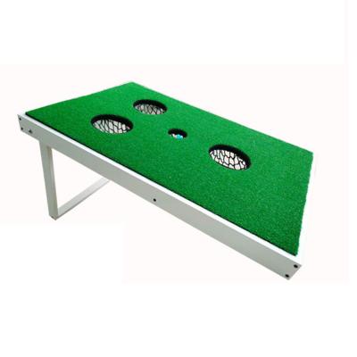 China Improved golf skill OEM golf cornholoe board indoor practice game version swing covering cover trainer for sale