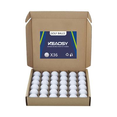 China Composite Material Surlyn 2 Layers Ball Set Golf Surlyn With 36pcs Balls In White Color for sale