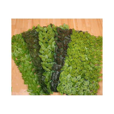 China Silkscreen + Eco-friendly Materials Artificial Ivy Leaves For Outdoor Garden Hedge Fence Decoration for sale