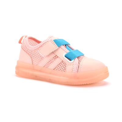 China Wholesale Fancy Summer Breathable Led Light Kids Casual Baby Shoes For Girls for sale