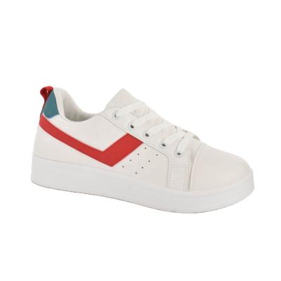 China 2021 Fashion Trend Wholesale OEM Women's Simple White Sneakers for sale