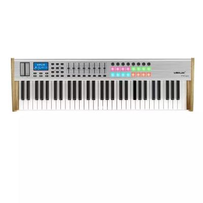 China Worlde P-61 Keyboard Controller 61 Keys Piano Pro MIDI Keyboard 61 Pro MIDI USB Music Production For Musical Instrument for sale