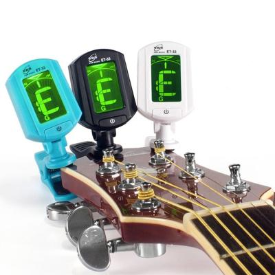 China Wholesale Digital Guitar Tuner Ukulele ET-33 Violin Detachable Universal For Guitarra Stringed Instrument Parts And Accessories for sale