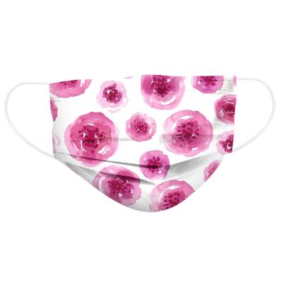 China Custom Kids Fashion Printing Men's and Women's Disposable Breathable Unisex Dust Mask for sale