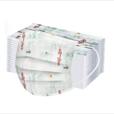 China Children Wholesale Mask Customized Professional Protective Disposable Nonwoven Overlay Printed for sale