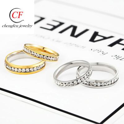 China Jewelry Ring Cheapest Channel Ring Blanks 18krgp Casual/Sporty Ring for sale