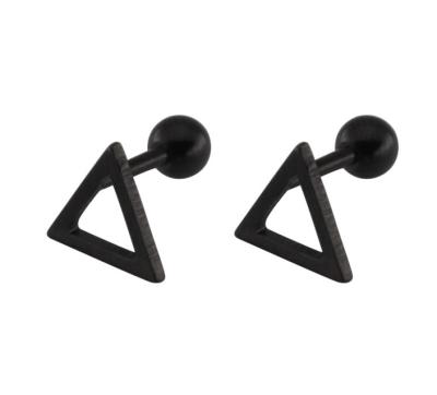 China Fashion Earring Lead Free Nickel Free Triangle Shape Fancy Small Stud Earring for sale