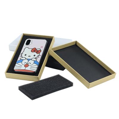 China Handmade High Quality Mobile 13 Phone Case Packaging Box With Foam Insert for sale