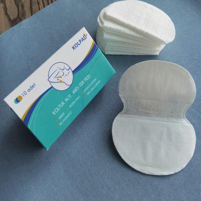 China Amazon Best Selling Color Shield Antiperspirant Excessive Sweating Skin Color Shield Disposable Absorbent Armpit Sweat Pads for sale