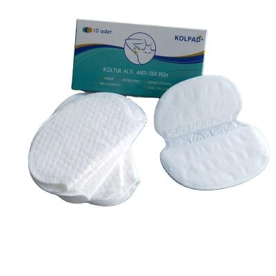 China Antiperspirant Soft Breathable Nonwovens Deodorize Armpit Absorb Sweat Stick Factory Price Disposable Sweat Pads for sale