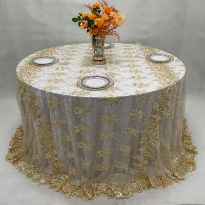 China TL002S Washable Lace Table Cloth Party Table Cover Wedding for sale