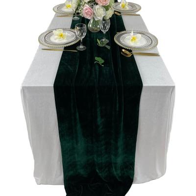 China TR039 single table runner woven handmade greenery for modern table runner table runner for sale