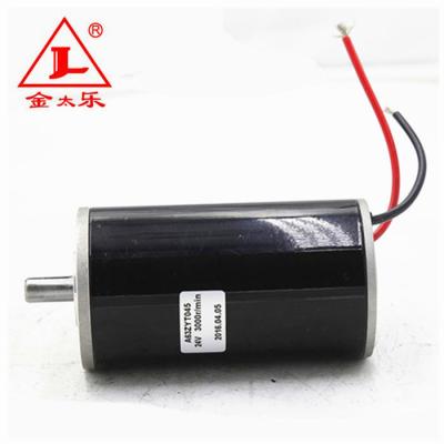 China IP54 Small High Speed ​​63mm 24v 200w Electric Motor DC With Carbon Brush for sale