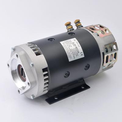 China IP54 24V 4KW DC motor with gear pump as one unit for areial work vehicle for sale