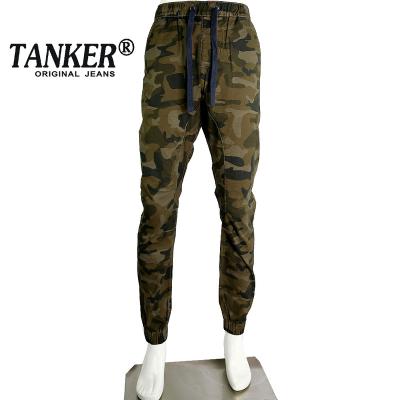 China Breathable Custom Camouflage Jogger Twill Denim Mens Jeans Pants Trousers for sale