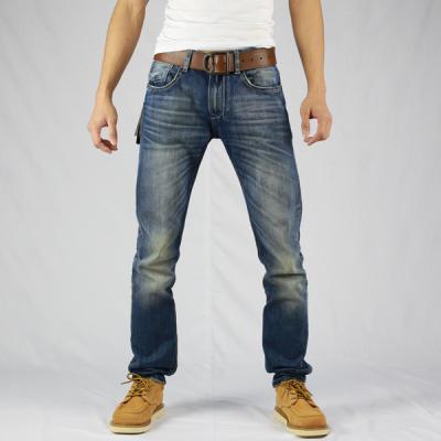 China HIGH-END100% OEM/Wholesale Cotton Breathable Jeans Men Slim Fit Jeans for sale