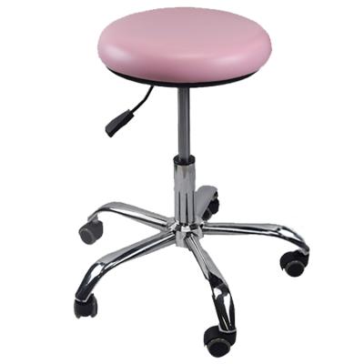 China Ergonomic Mobile Dental 5 Leg Metal Doctor Stool Chair Ergonomic Armless for sale