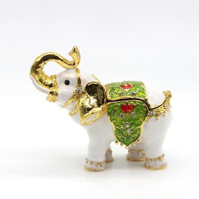 China Wholesale Elephant Trinket Box Europe Market Supplier Delicate Chinese Trinket Jewelry Box for sale