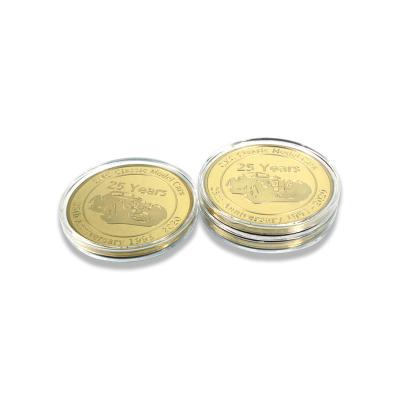 China Old China Metal Copper Souvenir Challenge Commemorative Coins With Plastic Display Box for sale