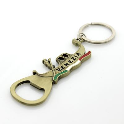 China Promotional Cool Custom Key Chain / Key Chain Opener Bottle Souvenir Venice Key Chain Design Metal Souvenirs for sale