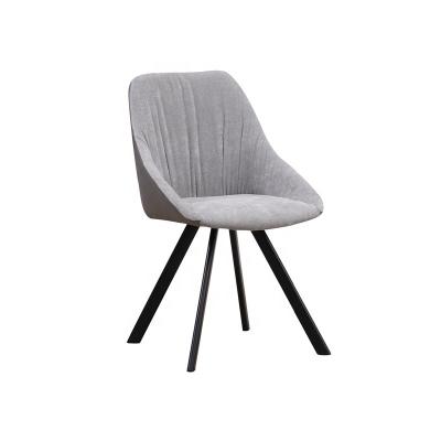 China Best Seller Modern High Back Velvet Fabric Dining Chair With Metal Legs For Sale for sale