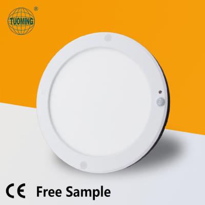 China Customized hotel best price round 18w intelligent recessed motion sensor high-qualit led panel light for sale