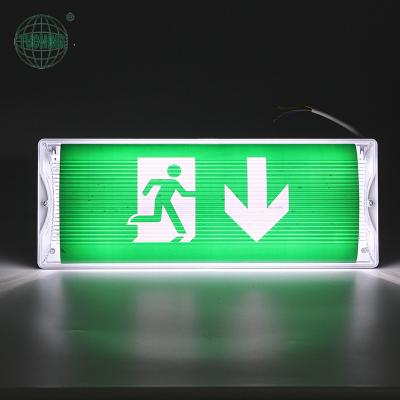 China Emergency Exit Lighting 1*8W LED T5 Tube IP65 Non Clamped Exit Sign Hanging Bulkhead Led Emergency Light Bar for sale