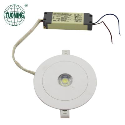 China Iron + Round UFO Backup Battery Holder Plastic Indoor White 110mm Ceiling Light for sale