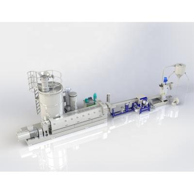 China Hotels Plastic Pelletizing Line For BOPET Film Recycling Pelletizing Machine for sale