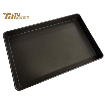 China Sustainable Commercial Reusable Customized Aluminum Baking Pan Bakeware Biscuit Cake Bread Pan Tray for sale