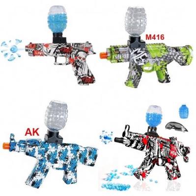 China new wholesale new ak47 mp5 m416 p90 gel blaster splat splat gun electronic soft bullet ak47 mp5 m416 p90 accessory toy gell amusement paint toy guns splatrball for sale