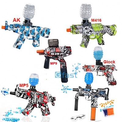 China new design m416 mp5 ak47 gel splat r splat r gun splatrball p90 gell electronic soft ball fun for sale