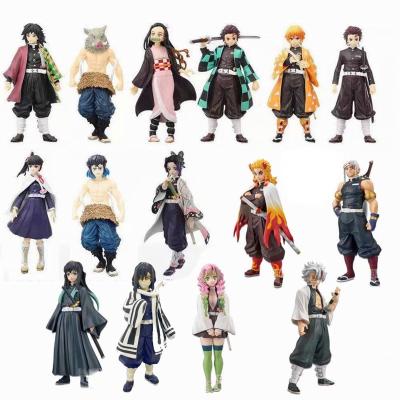 China MODEL TOY New Trendy Design PVC Customized Box Toys Blind Kamado Tanjirou Rengoku Kyoujurou Kibutsuji Muzan Figure Demon Slayer for sale