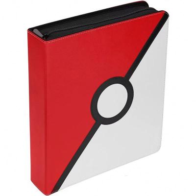 China PU Best Price Pokemon 4 9 Premium Card Collection 12 Pockets Holder Folder Binder Collection Card Album Folder for sale