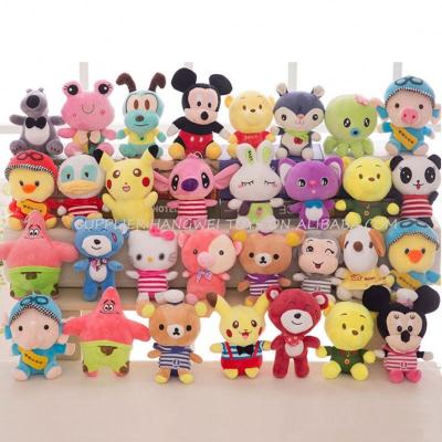 China Latest Wholesale 17-20cm Plush Cheap Crane Machine Plush Toy, Stuffed Plush Doll Animal Stuffed Toy For Crane Selling Claw Machine for sale