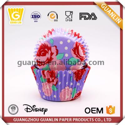 China Wholesale Popular Disposable Disposable Cupcake Paper Round Shape Lace Design Baking Cups for sale