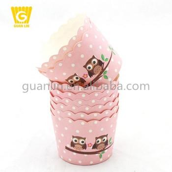 China Colorful Fancy Baking Disposable Kitchen Oven Tool Muffin Cupcake Holders Wrappers for sale