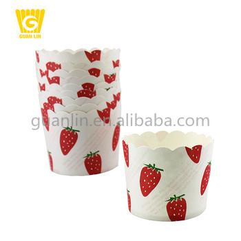 China Factory Supply Disposable Different Birthday Cupcake Muffin Liners Baking Paper Cups for sale