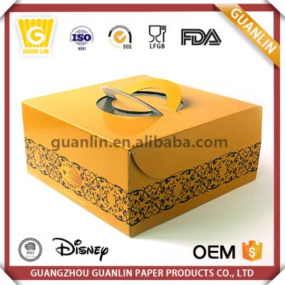 China Other Wholesale Custom Food Wrapping Paper Printed Cardboard Cupcake Luxury Wedding Cake Boxes for sale