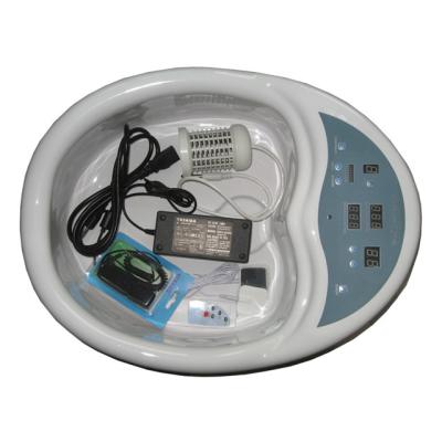 China New product bio ion foot bath detox machine with remote control and massage patches 54*24*44cm for sale