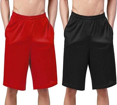 China wholesale Anti-Wrinkle Wholesale Mesh Basketball Shorts Breathable Sports Panties Men Sweat Short Gym Shorts With Pockets for sale