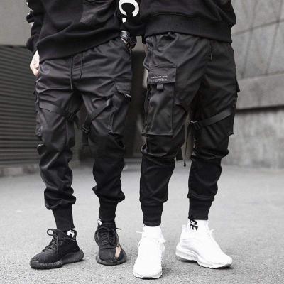 China Factory Price Anti-Wrinkle Multi-pocket Pants Male Casual Trousers Streetwear Fashion Sweatpants Hombre Cargo Pants Men for sale