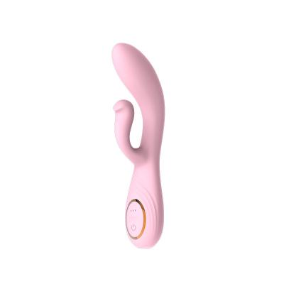 China Masturbation Dual Shock Usb Charging Female AV Stick G Spot Massage Vibrator Vibrator Sex Massage Stick for sale