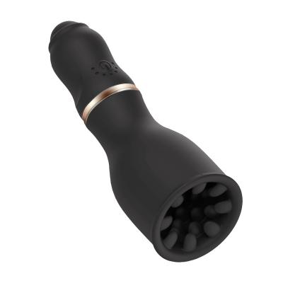 China 10 Frequency Vibration Mode Sex Toys For Men Sex Masturbation Cup 12Frequency Suction Shock Pocket Intelligent Heating Realistic Male Oral Pussy Masturbator for sale