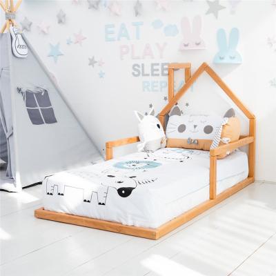 China Modern Montessori Floor Toddler Bed Room Frame Bed for sale