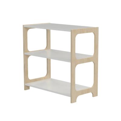 China Eco-Freindly Wooden Toy Locker Montessori Furniture Youth Wooden Bookcase Toy Shelf for sale