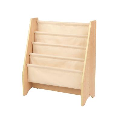 China Foldable Wooden Shelf Furniture For Kids Canvas Sling Shelf For Boys And Girls Design Features Wooden Shelves for sale