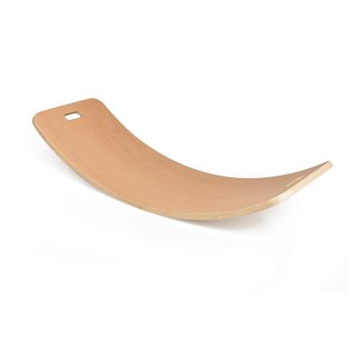 China Eco-Freindly Montessori Balance Wood Curvy Board for sale