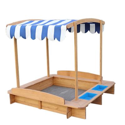 China Easy Assembled Wooden Sandbox Best Price Kids Outdoor Toys for sale